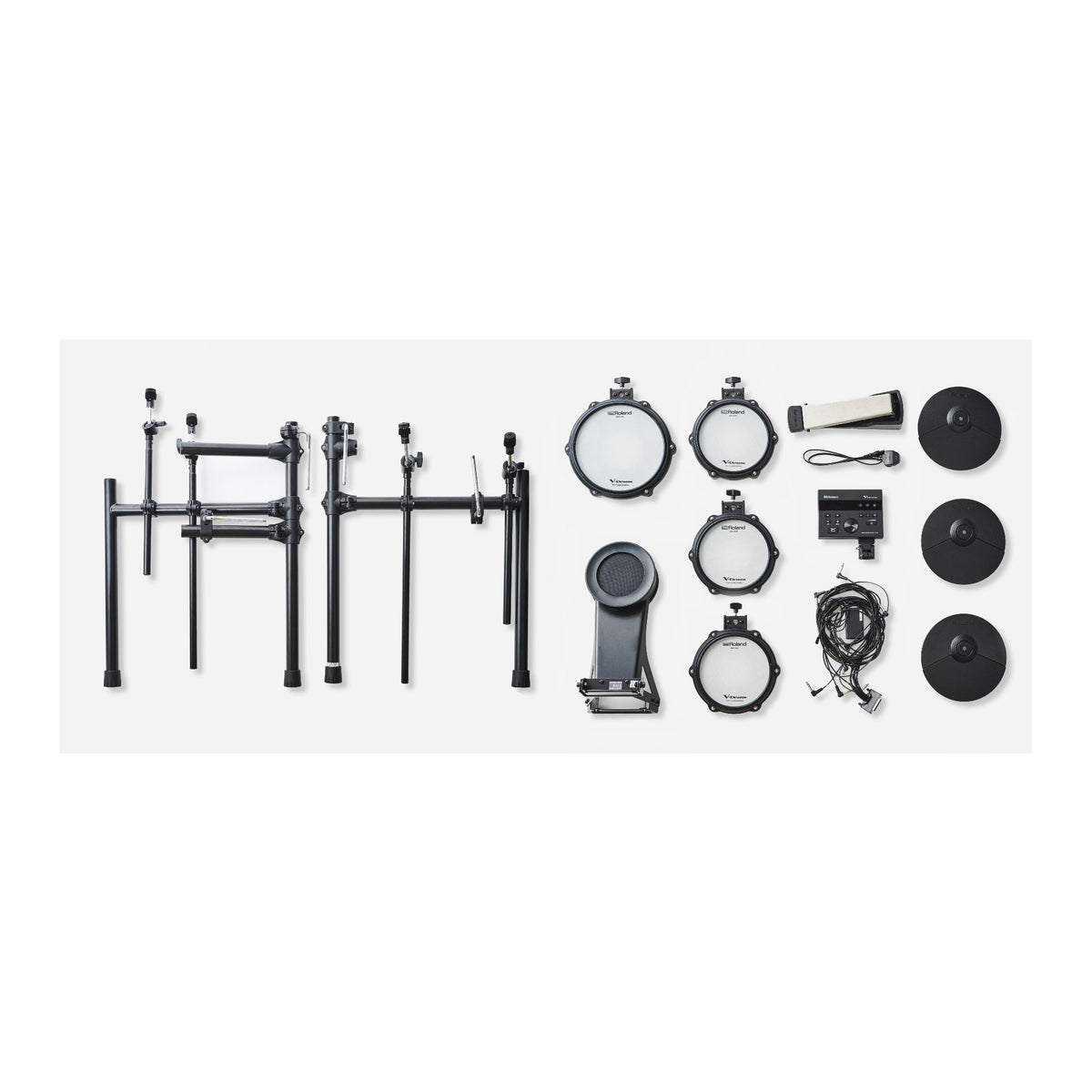 Roland TD-07DMK2 V-Drums 5-Piece Electronic Drum Kit with Compact Pads and TD-07 Sound Module