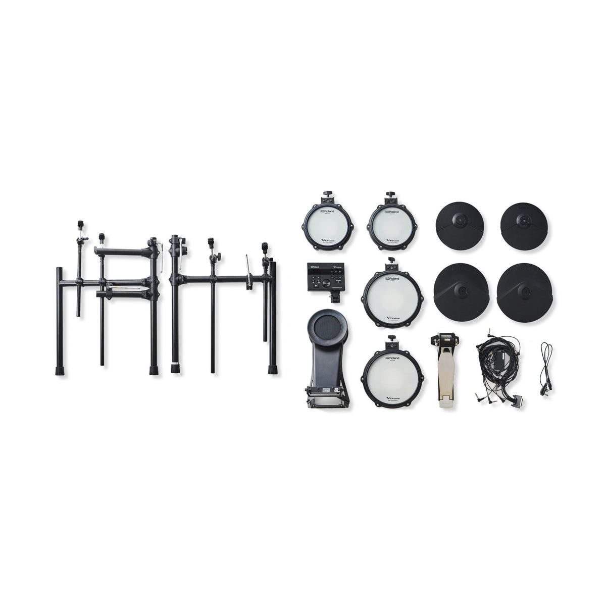 Roland TD-07KV2 V-Drums 5-Piece Electronic Drum Kit with Large Pads and TD-07 Sound Module