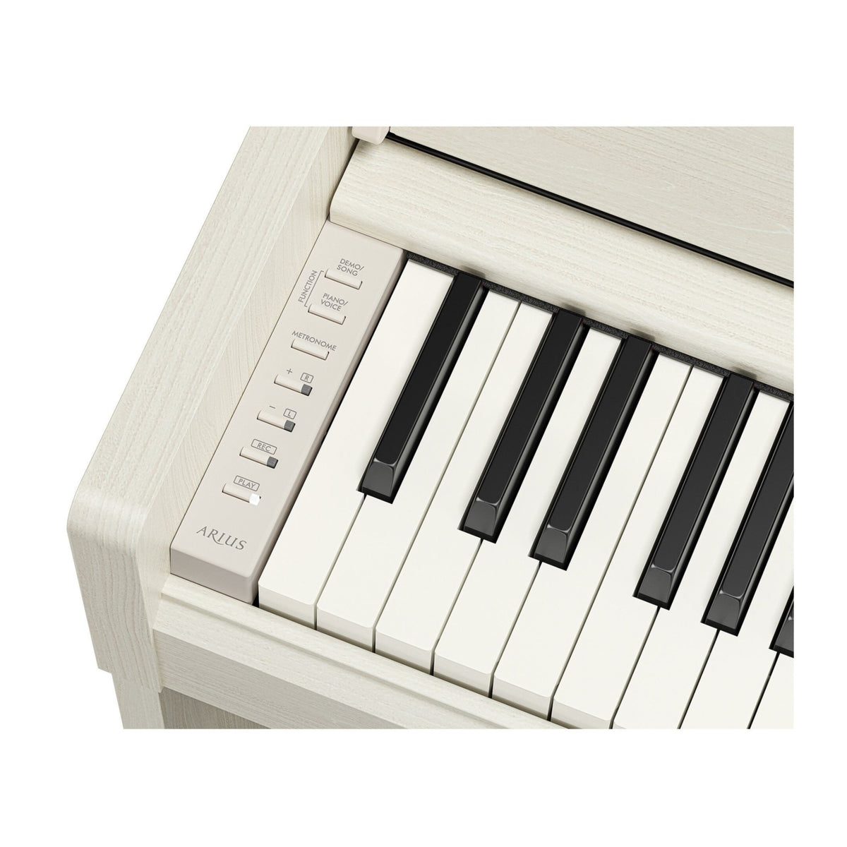 Yamaha Arius YDP-S36WB 88-Key GHS Home Digital Piano Bundle with Flip-Top Piano Bench (White Birch)