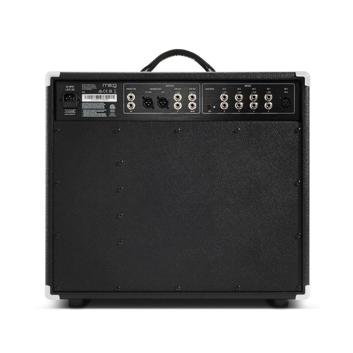 Moog Model 112 1x12-inch 4-Channel Flat-response Instrument Amplifier with 440W RMS System Power