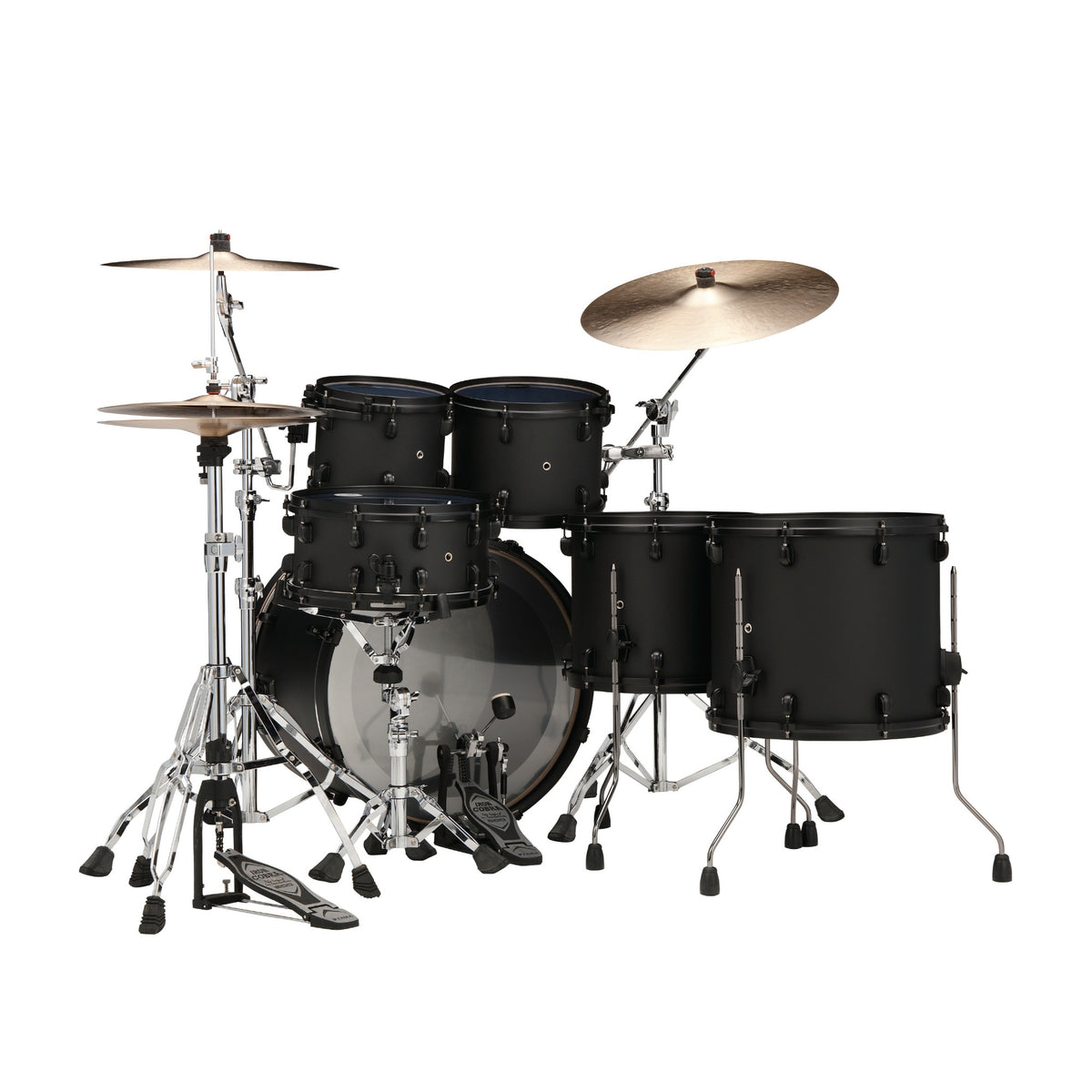 TAMA Starclassic Performer 5-Piece Drum Shell Pack (Flat Black) - 3