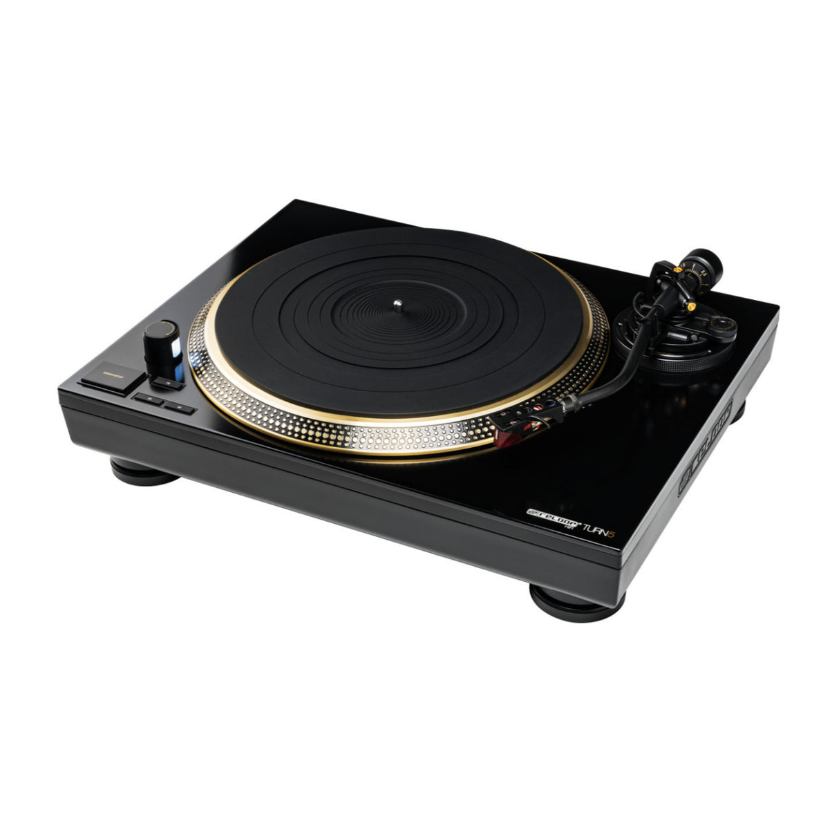 Reloop Turn 5 Direct Drive HiFi Turntable with Desktop Amplifier System - 4