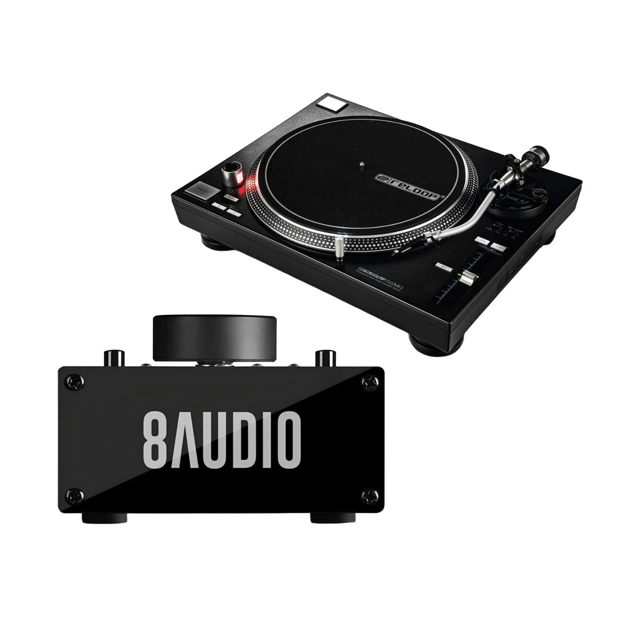 Reloop RP-7000 MK2 Direct Drive High Torque Turntable with Amplifier System - 1