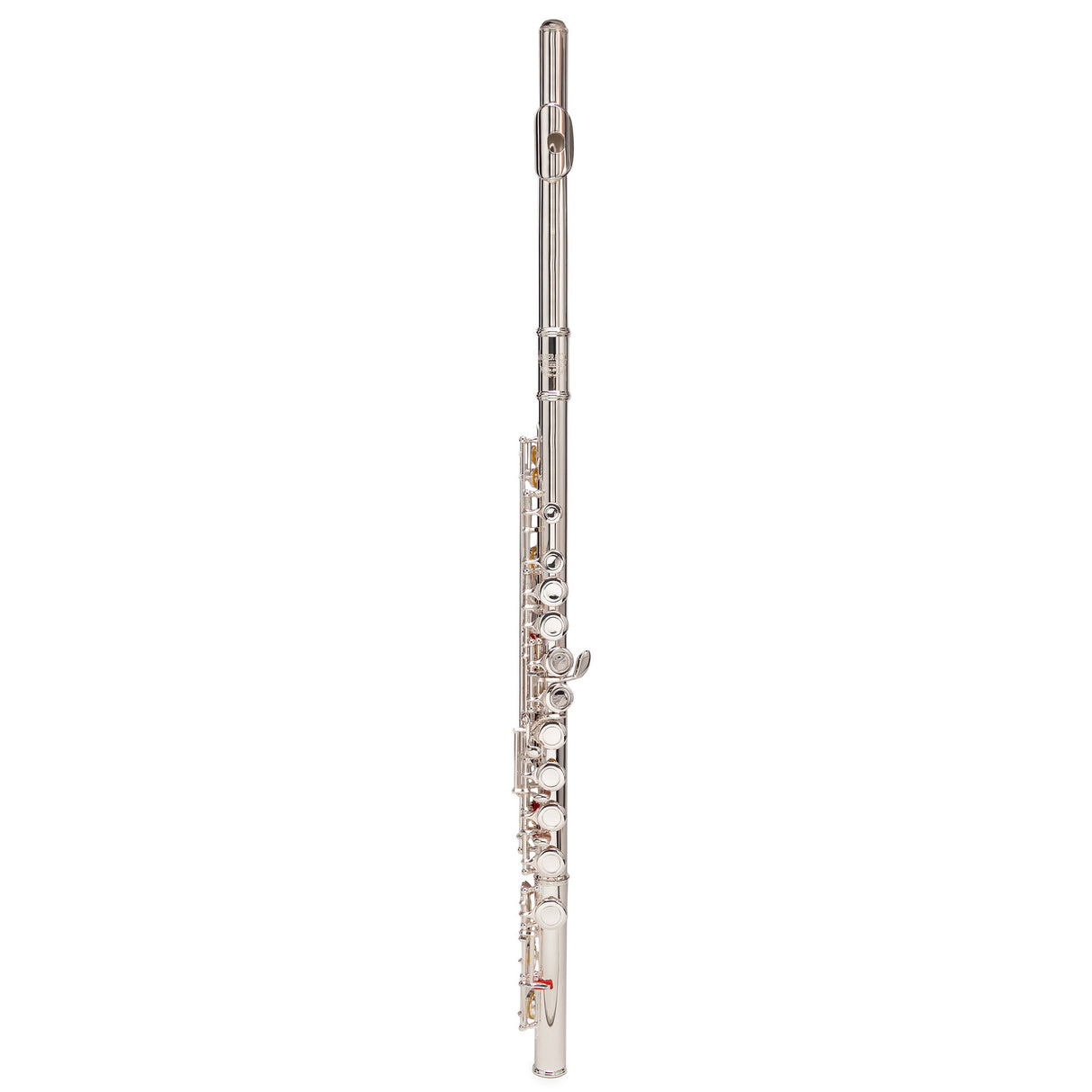 Silber & Co. C Flute (Silver) with 16 Closed Keys and Carrying Case - 1