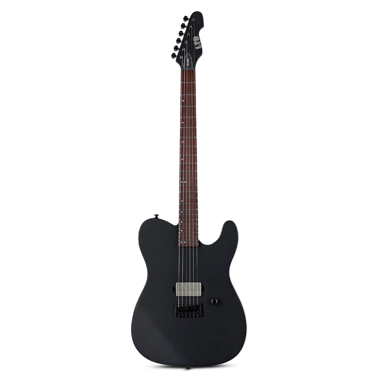 ESP LTD TE-201 with LTD Fixed Bridge and String-Thru-Body (Black Satin)