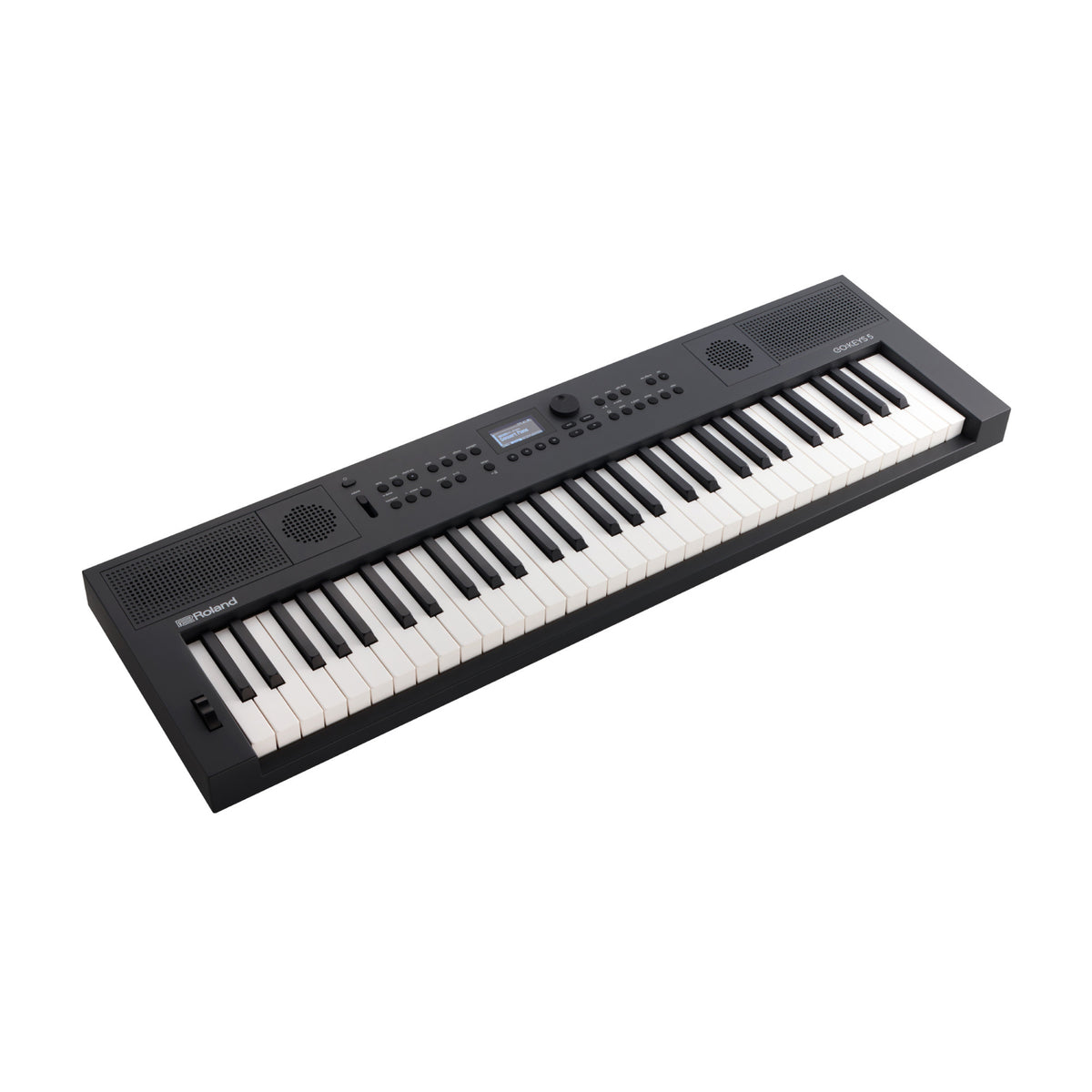 Roland GO:KEYS 5 Graphite Keyboard with Stand, Bench, Pedal, and Headphones - 3