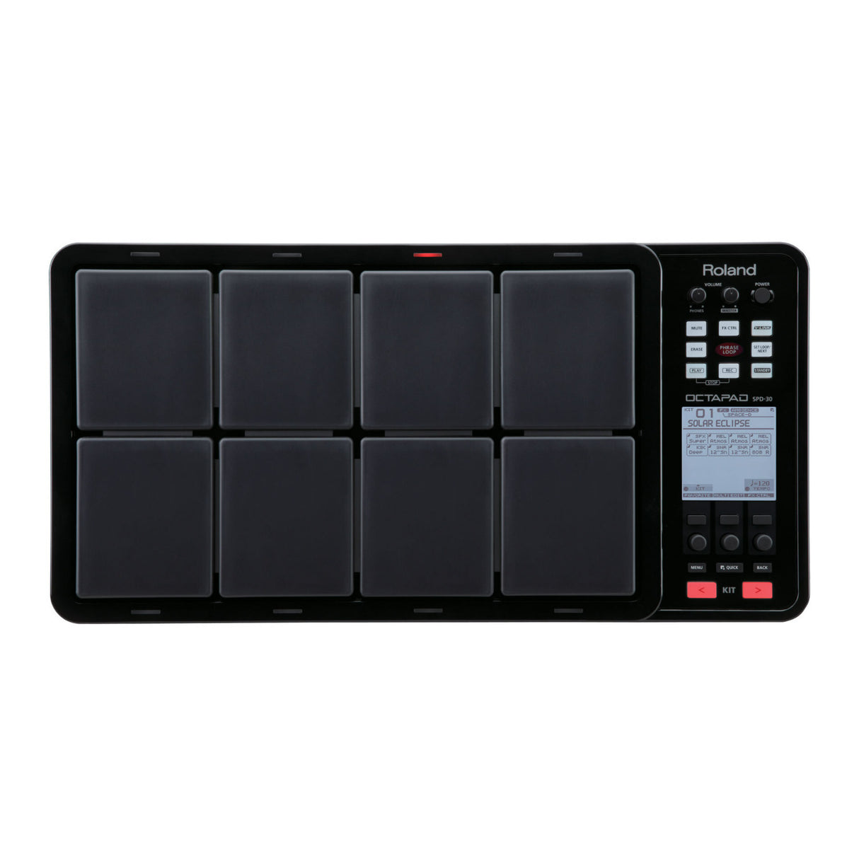 Roland SPD-30 Octapad Electronic Drum Pad with Four Dual-Trigger Inputs (Black)