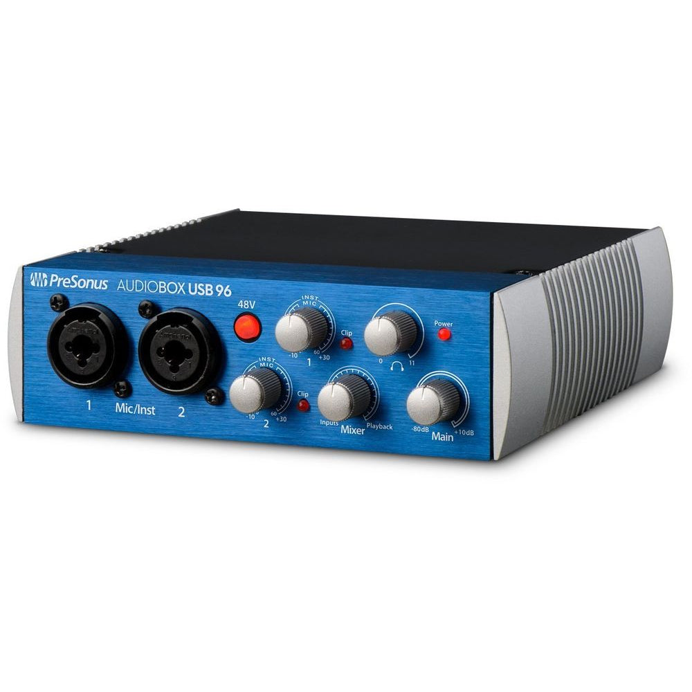 Audio-Technica AT2035 Mic with Presonus AudioBox USB96 and Accessory Bundle - 5