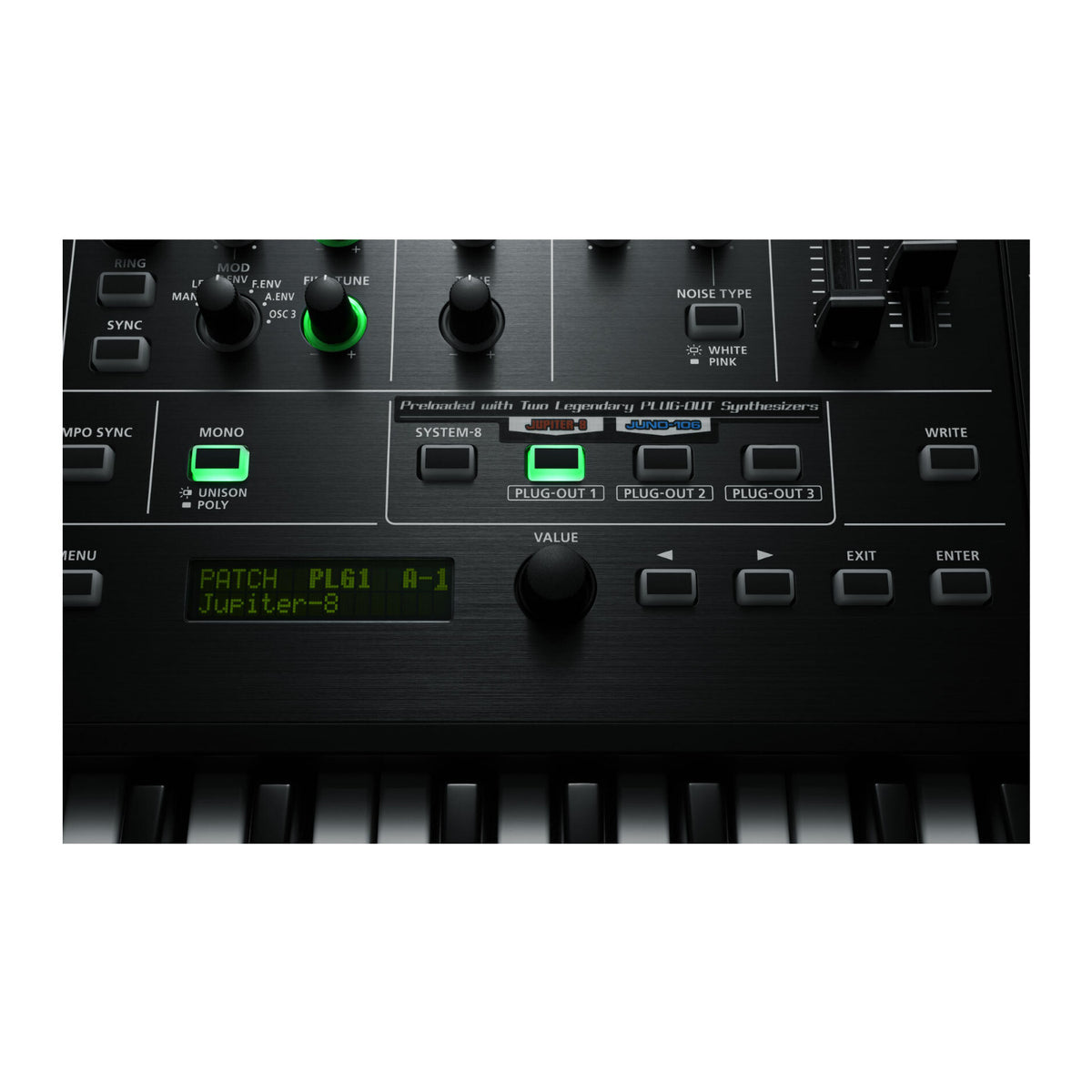 Roland SYSTEM-8 PLUG-OUT 49-key Synthesizer Keyboard with Polyphonic Sequencer