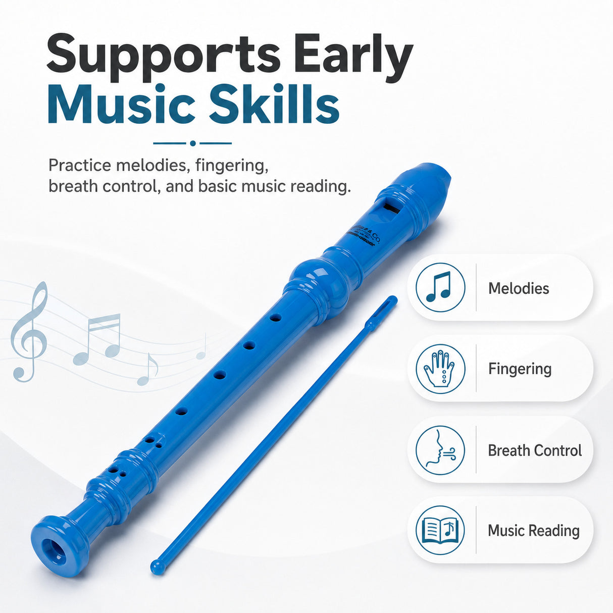 Silber & Co. Recorder (Assorted Colors) - Info3