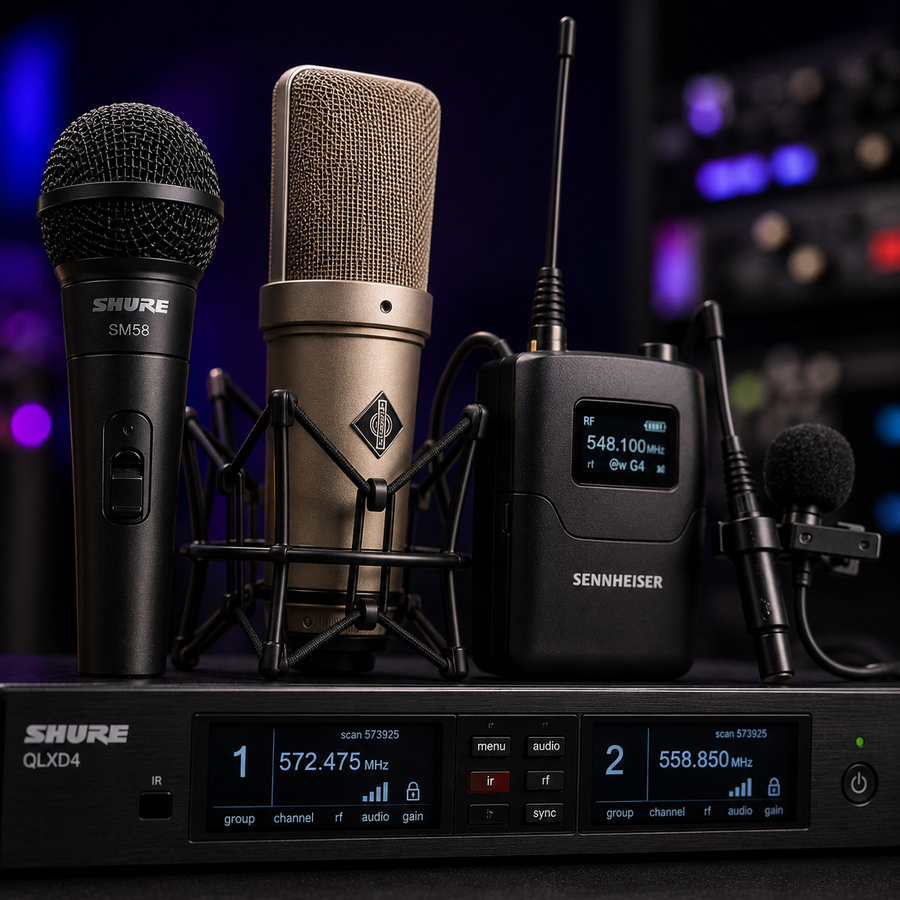Microphones & Wireless Systems