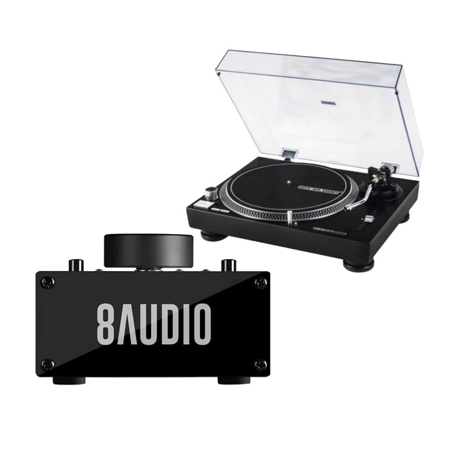 Reloop RP2000 Professional Direct Drive USB Turntable with Amplifier System - 1