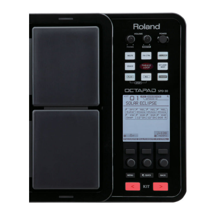 Roland SPD-30 Octapad Electronic Drum Pad with Four Dual-Trigger Inputs (Black)