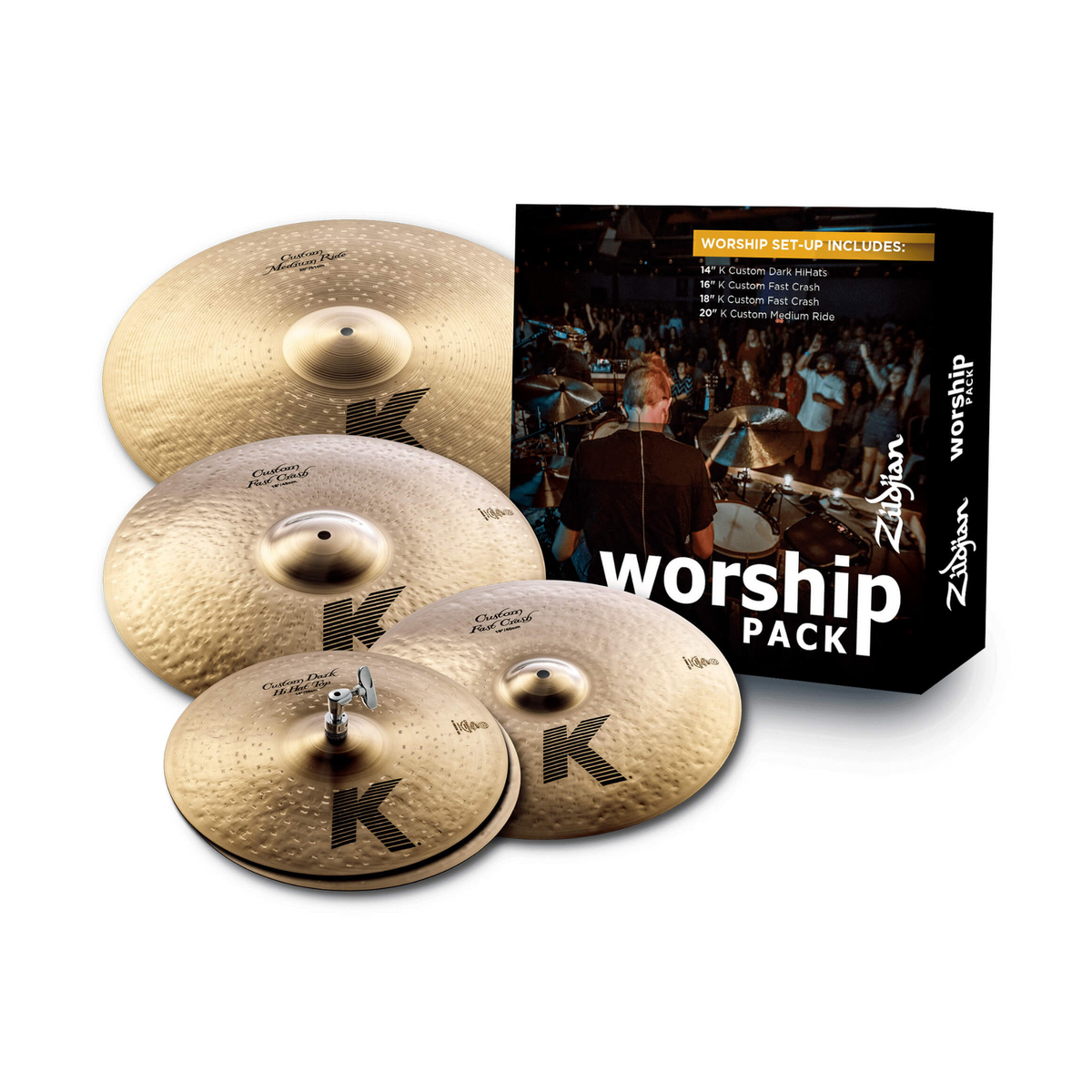 Zildjian K Custom Worship Cymbal Pack