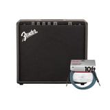 Fender Mustang LT25 120V 25-watt Guitar Combo Amplifier Bundle with 10-Feet Instrument Cable