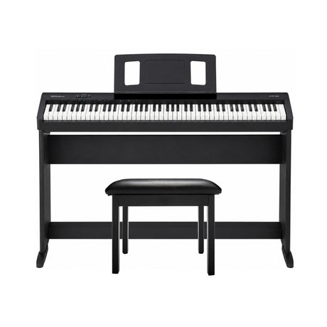 Roland FP-10 88-Key Entry-Level Digital Keyboard with Stand and Bench (Black) - 1