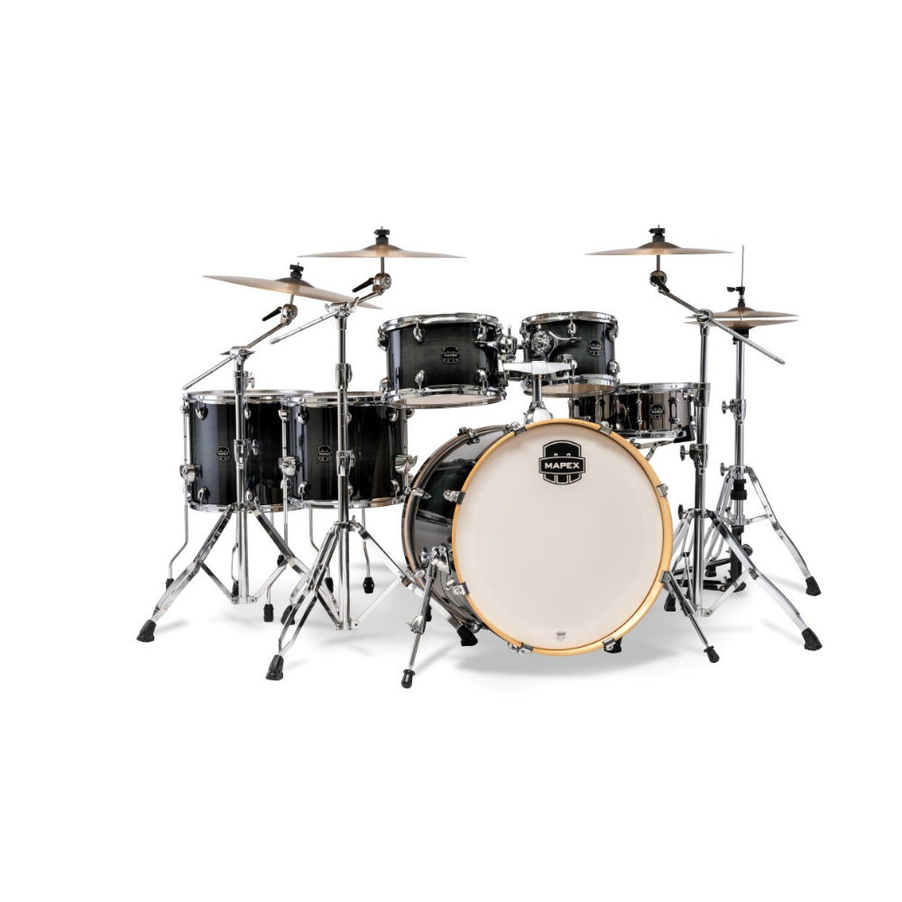 Mapex Armory Series Studioease Drum Shell Pack with Fast Toms (Black Onyx Burst)