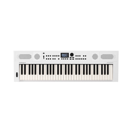Roland GO:KEYS 5 White Keyboard with Stand, Bench, Pedal, and Headphones - 2