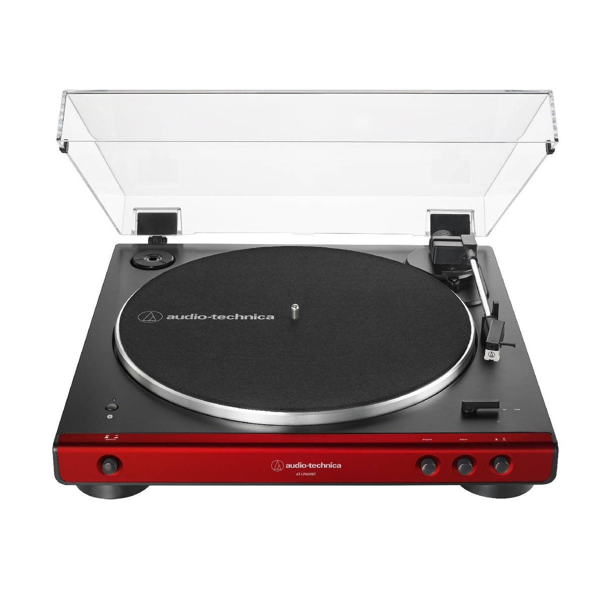 Audio-Technica AT-LP60XBT Bluetooth Fully Automatic Stereo Turntable (Red)