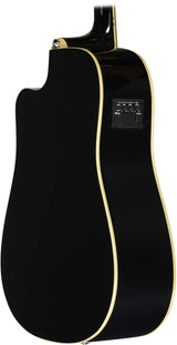 Ibanez PF15ECE PF Dreadnought Cutaway Acoustic-Electric Cutaway Guitar (Black)