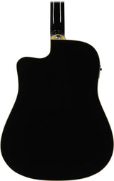 Ibanez PF15ECE PF Dreadnought Cutaway Acoustic-Electric Cutaway Guitar (Black)