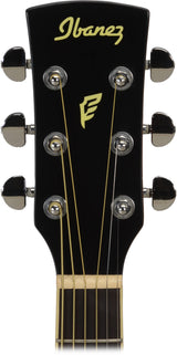 Ibanez PF15ECE PF Dreadnought Cutaway Acoustic-Electric Cutaway Guitar (Black)