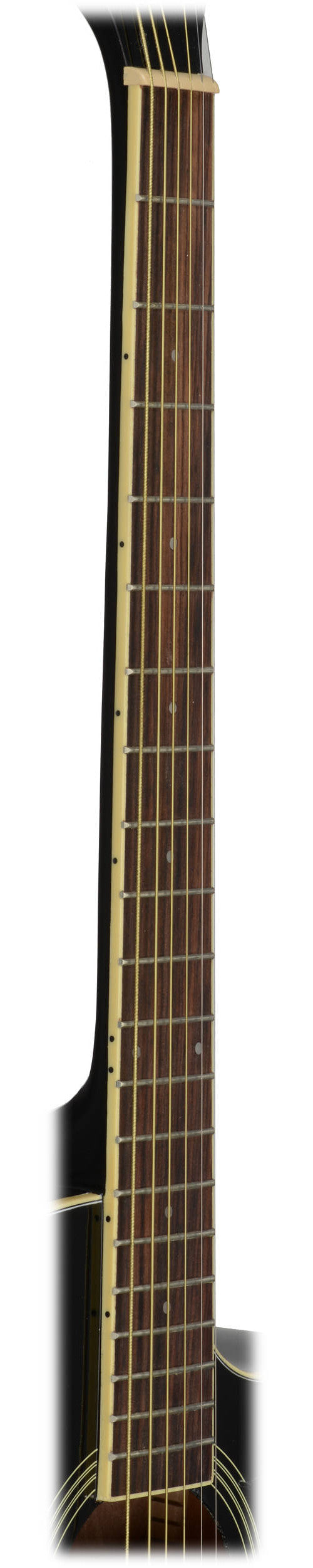 Ibanez PF15ECE PF Dreadnought Cutaway Acoustic-Electric Cutaway Guitar (Black)