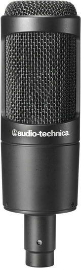 Audio Technica AT2035 Studio Condenser Microphone with Pop  Filter and Accessory Bundle