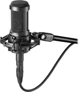 Audio Technica AT2035 Studio Condenser Microphone with Pop  Filter and Accessory Bundle