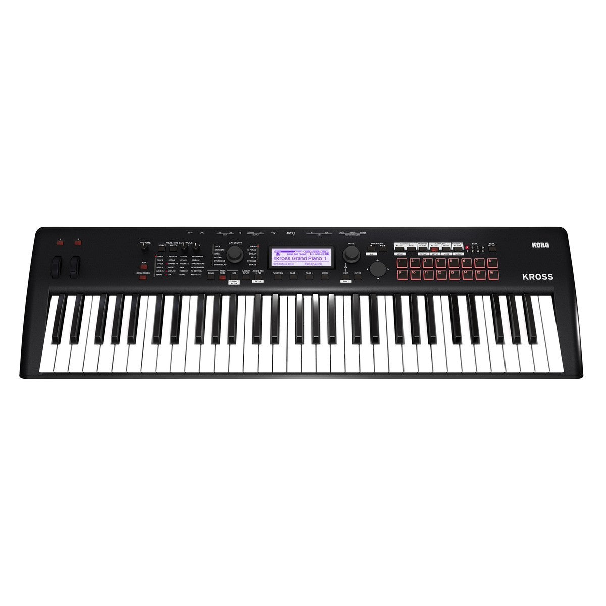 Korg KROSS 2 Synthesizer Workstation (61-Key, Black)