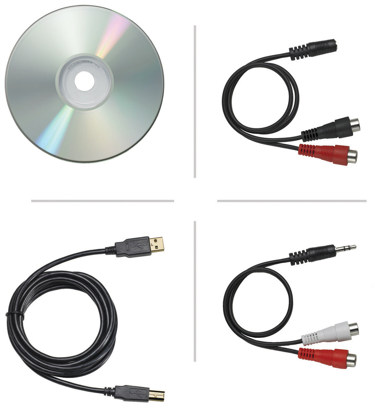 Audio-Technica Direct-Drive Professional Turntable (USB and Analog) Bundle