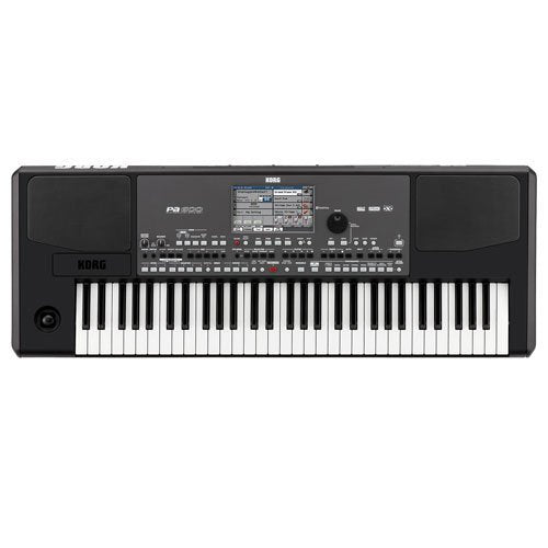 Korg PA600 61-Key Professional Arranger Keyboard with Bench and Accessory Bundle