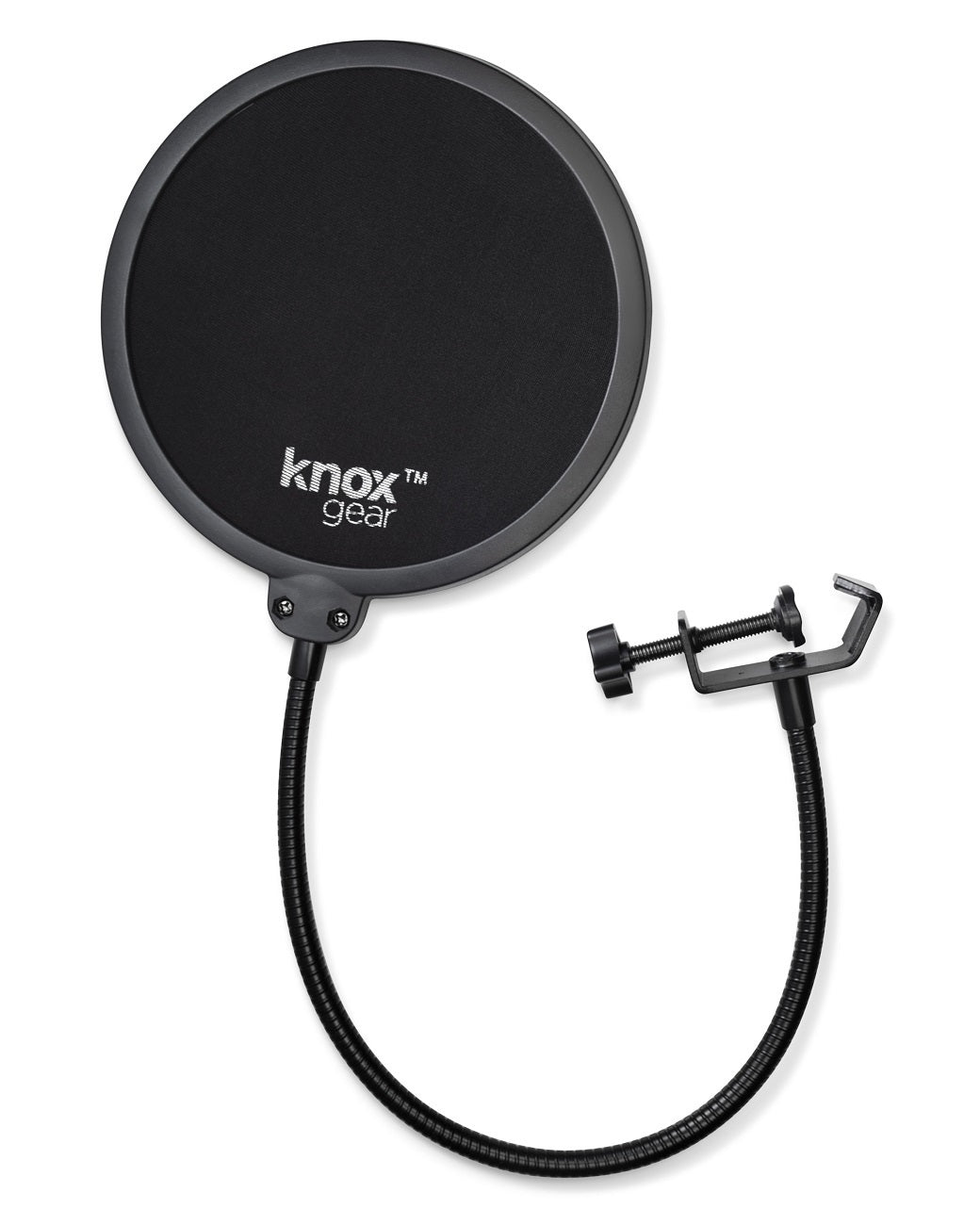 AKG P220 Condenser Microphone with Knox Gear Pop Filter and Boom Arm Stand