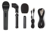 Samson Q2U Handheld Dynamic USB Microphone Recording and Podcasting Pack (Black) (Open Box)