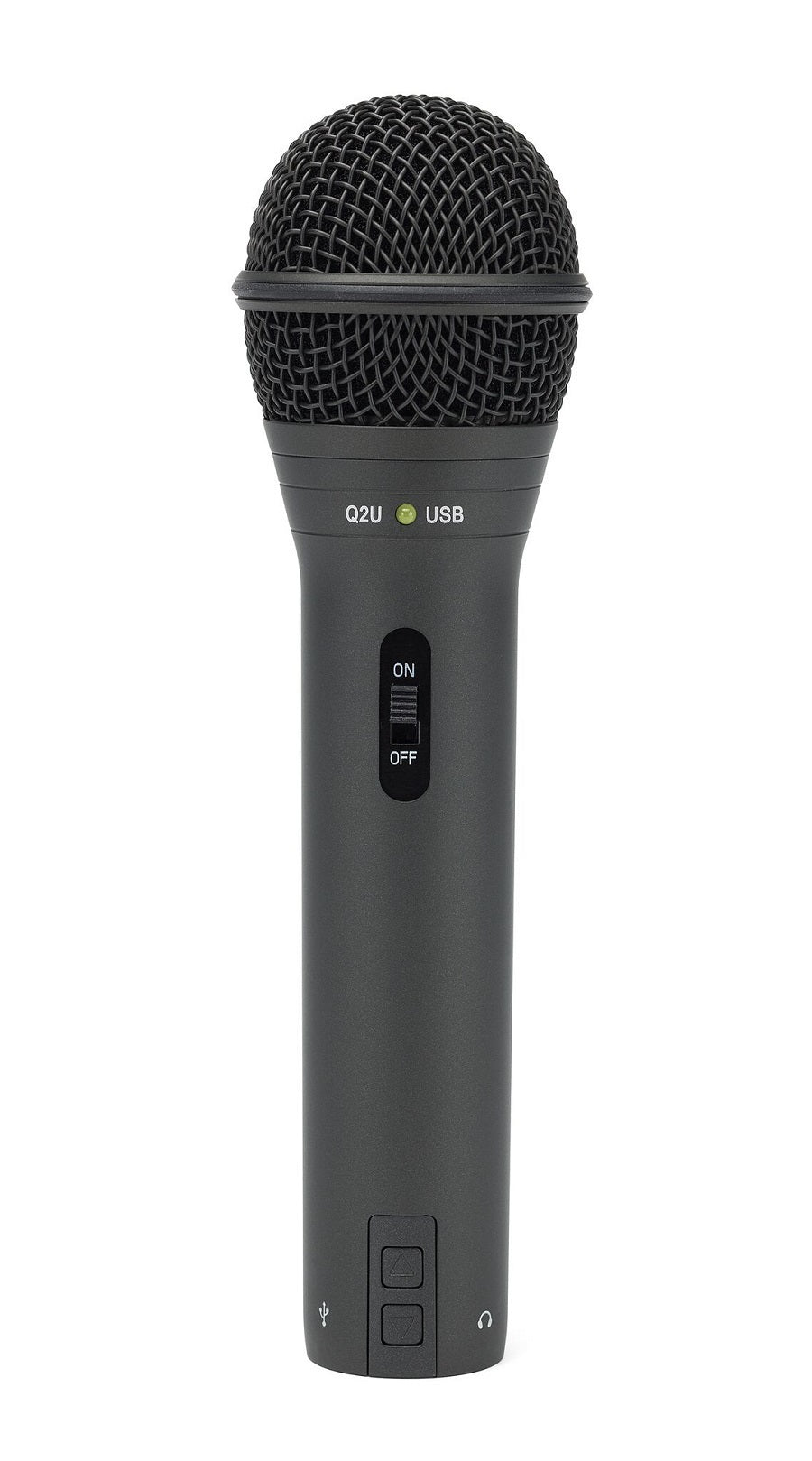 Samson Q2U Handheld Dynamic USB Microphone Recording and Podcasting Pack (Black)