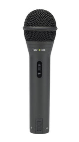 Samson Q2U Handheld Dynamic USB Microphone Recording and Podcasting Pack (Black)