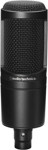Audio-Technica AT2020 Microphone with Filter, Boom Arm, Cable and Shock Mount