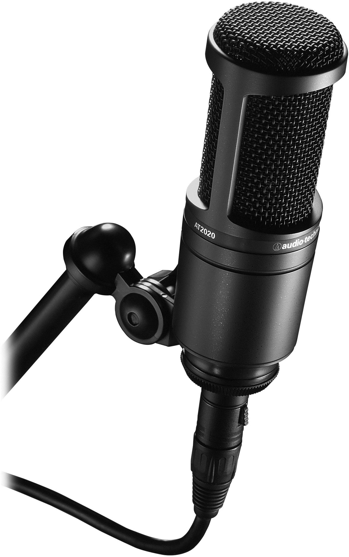 Audio-Technica AT2020 Microphone with Filter, Boom Arm, Cable and Shock Mount