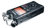 Tascam DR-40 Handheld 4-Track Recorder with Boom Arm/Adapter and 32GB microSD