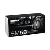 Shure SM58-LC Vocal Microphone with Knox Gear Boom Arm, Pop Filter and XLR Cable