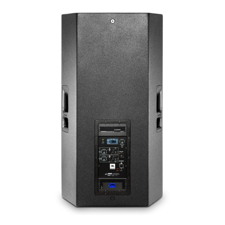 JBL SRX835P Portable 15" 3-Way Self-Powered Speaker with Speaker Stand, Two XLR Microphone Cables