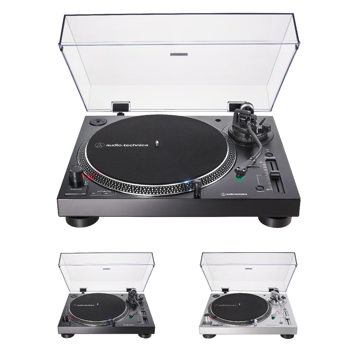 Audio-Technica AT-LP120X-USB Turnable with 2nd Gen Presonus Monitors Bundle