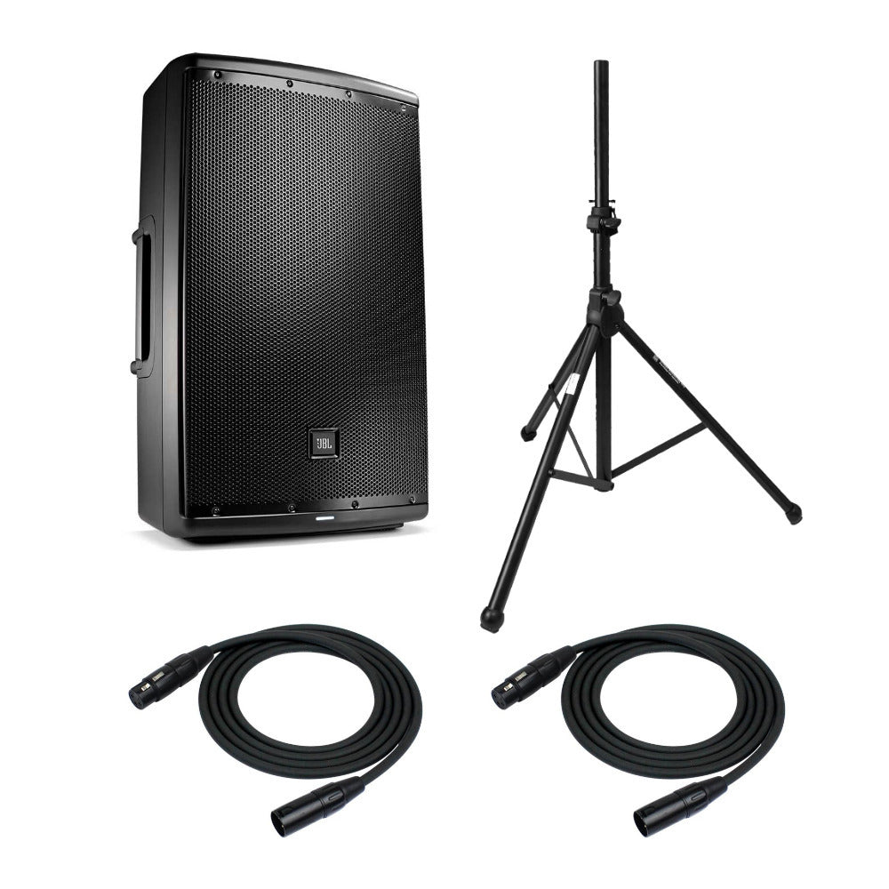 JBL EON615 15-Inch Two-Way Self-Powered Sound Reinforcement System Bundle