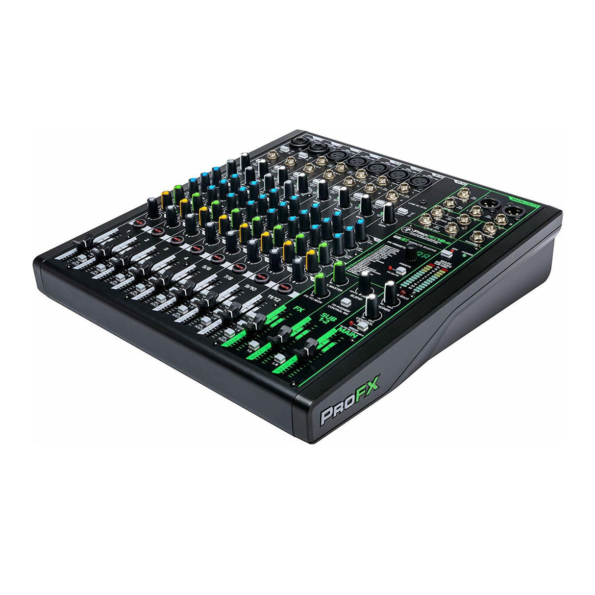 Mackie ProFX Series, Mixer - Unpowered, 12-Channel w/USB (ProFX12v3)