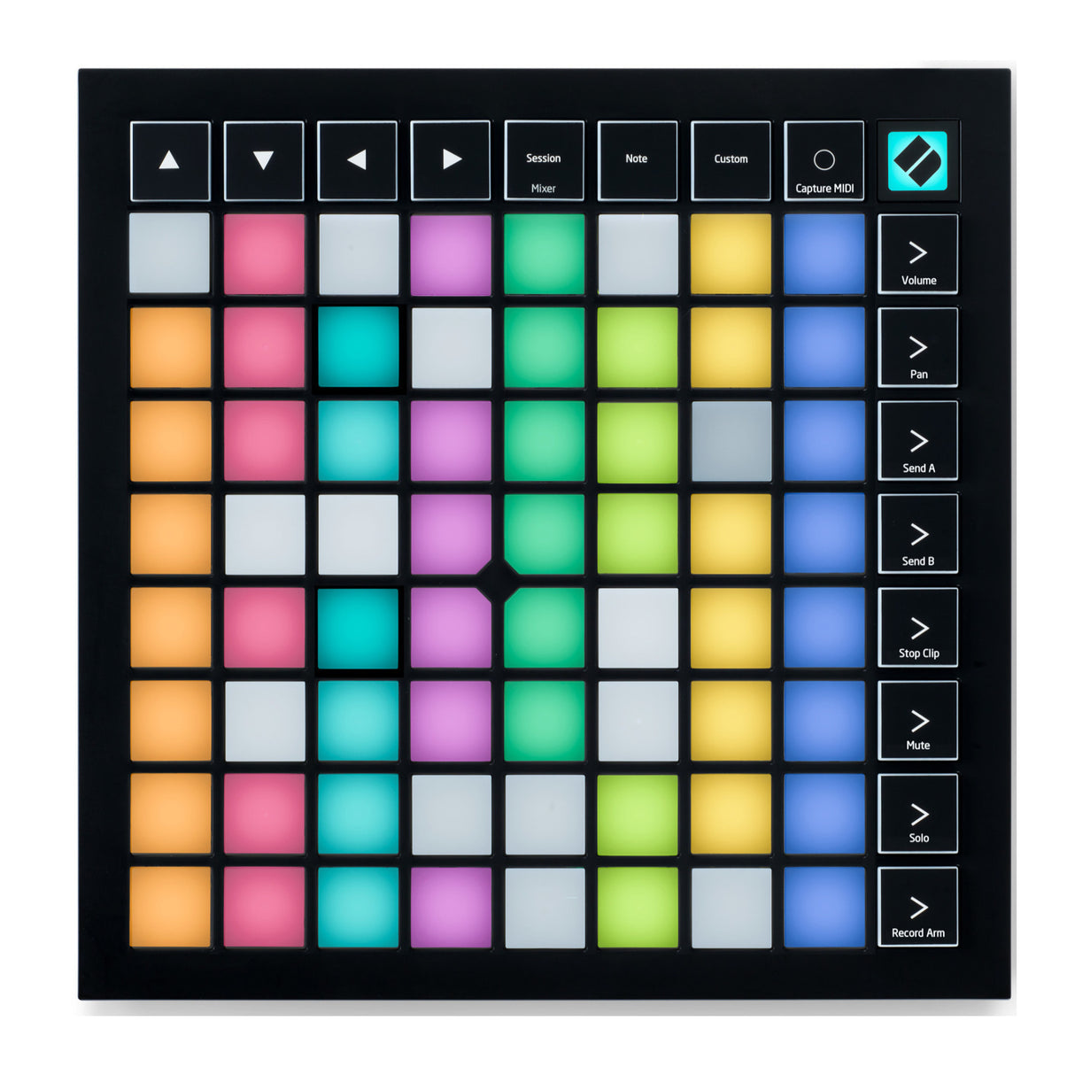 Novation Launchpad X Grid Controller w/ Headphones and Port USB Hub Bundle