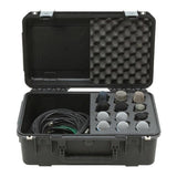 SKB Music iSeries Waterproof 12-Mic Case with Storage Compartment