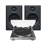 Audio-Technica AT-LP60X Stereo Turntable with PreSonus Eris Monitor Speakers - 1