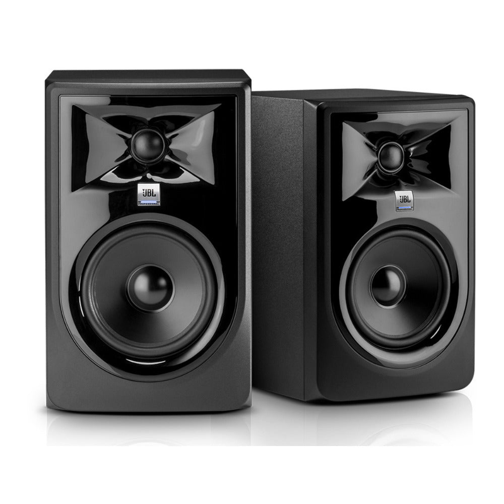 JBL 308P MKII Powered 8-Inch Two-Way Studio Monitor (Pair) with Monitor Stands