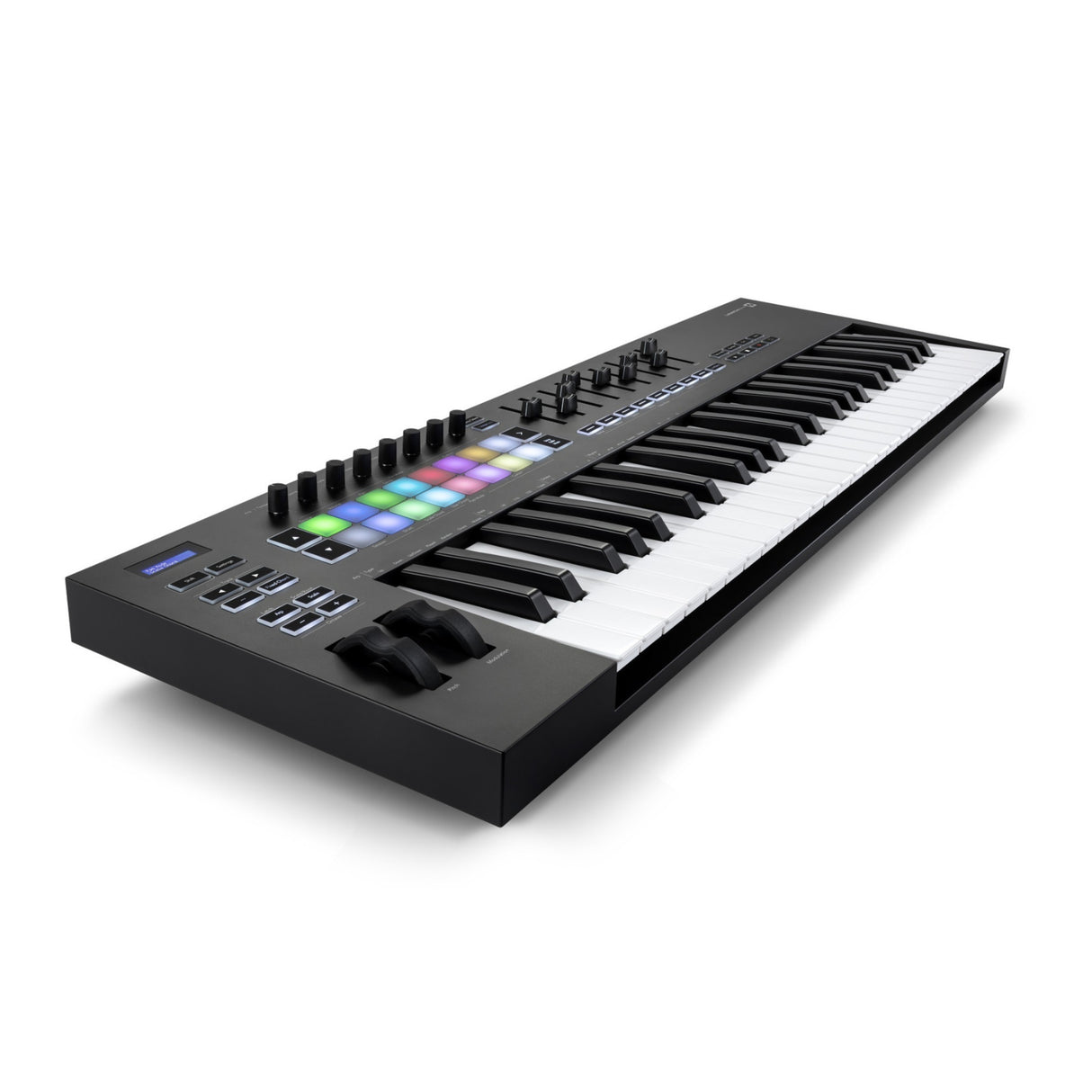 Novation Launchkey MK3 49-Key USB MIDI Controller Bundle with Headphones & Stand
