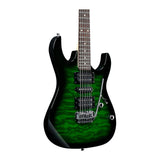 Ibanez GRX70QA GIO 6-String Electric Guitar (Transparent Emerald Burst)